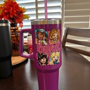 Bratz Purple Tumbler with Straw